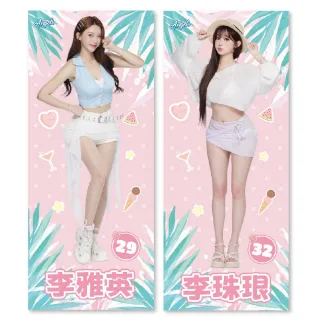 【富邦悍將】2025 FA女孩私服直式應援毛巾(圖片色)