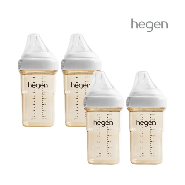【hegen】總代理｜經典四支組(240ml雙瓶 x2)_白