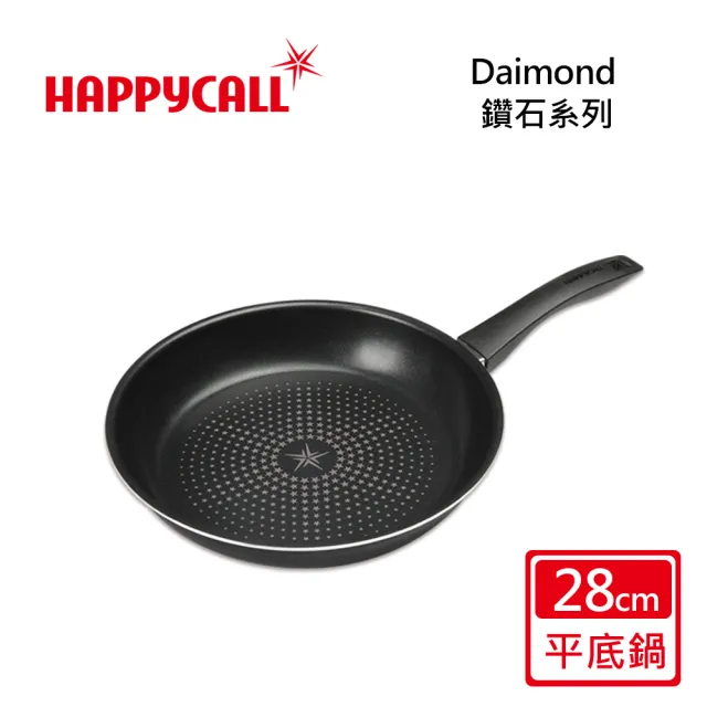 【HAPPYCALL】鑽石輕巧不沾平底鍋28cm(28cm平底鍋)
