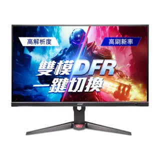 【Acer 宏碁】XV272K V5 雙模式 27型電競螢幕(27型/4K/160Hz/0.5ms/IPS/雙模式切換)
