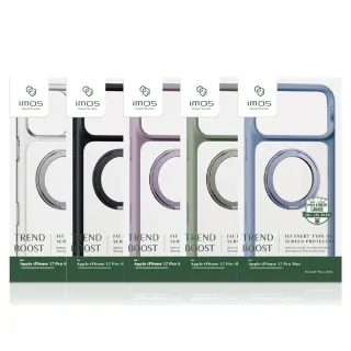 【iMos】iPhone 17系列 TREND BOOST 耐衝擊軍規磁吸支架保護殼(17 Pro /17 Pro Max / Air)