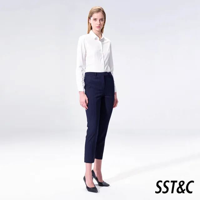 【SST&C】女裝 可機洗 全長修身西裝褲(多款任選)(OUT)(雙11限定)