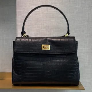 西班牙DMOM手工極鞣鱷魚腹皮包