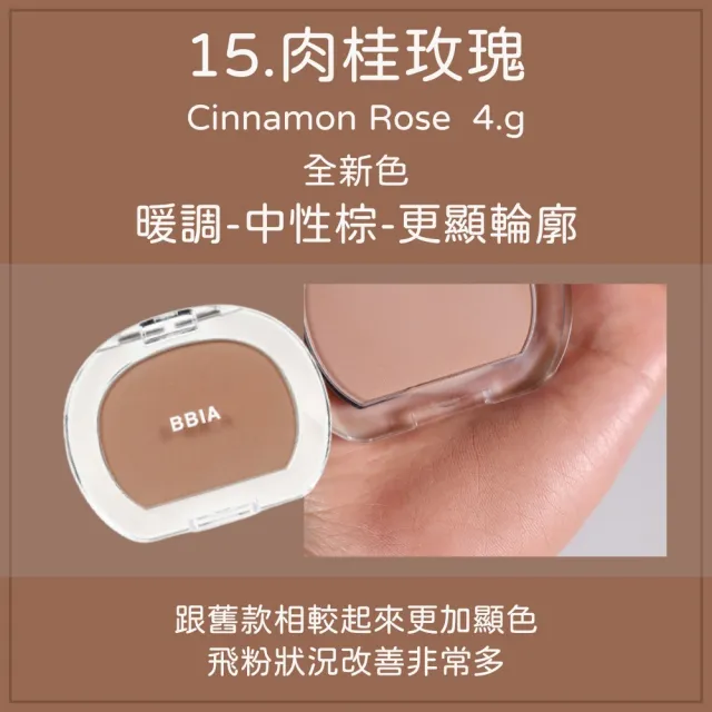 【BBIA】新 謬斯女神腮紅 修容餅 4g(花生 小臉 修容 腰果 打亮 開心果 太妃糖 卡布奇諾 肉桂玫瑰)