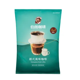 【金車/伯朗】三合一越南咖啡風味-25入/袋