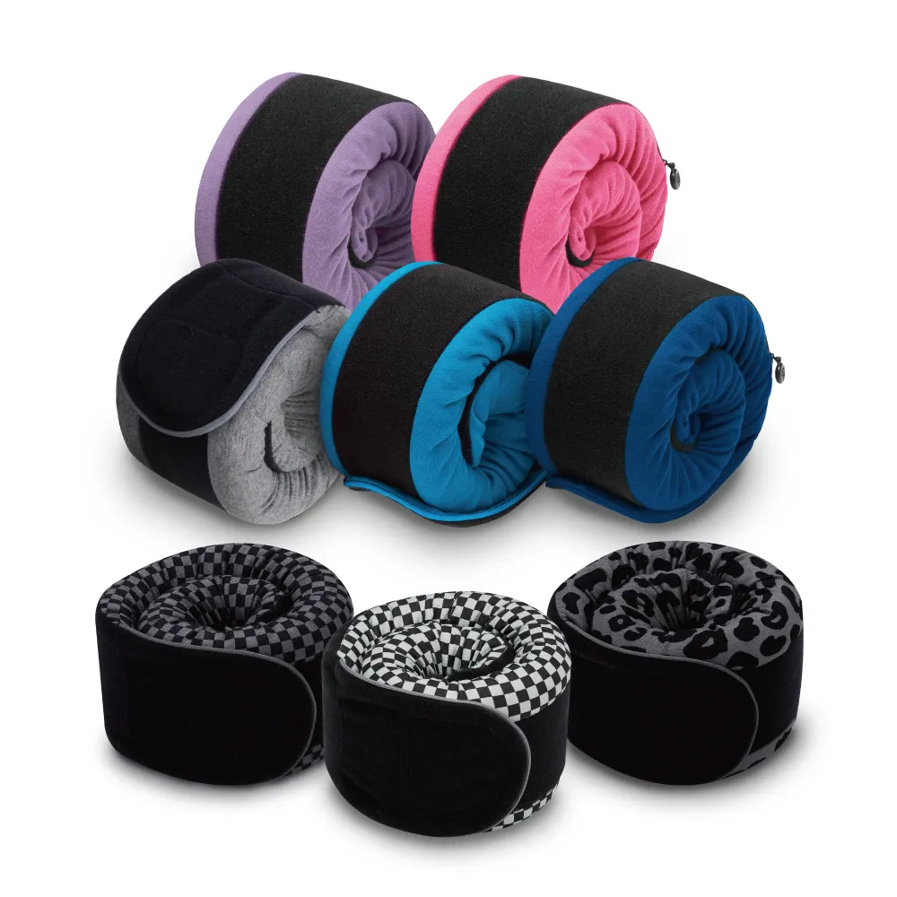 【GreySa 格蕾莎】全家福旅行頸枕（大）(頸枕│飛機枕│旅行枕│U型枕)