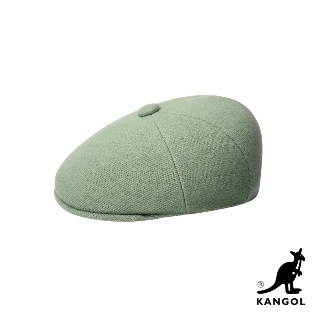 【KANGOL】575 WOOL 鴨舌帽(灰綠色)