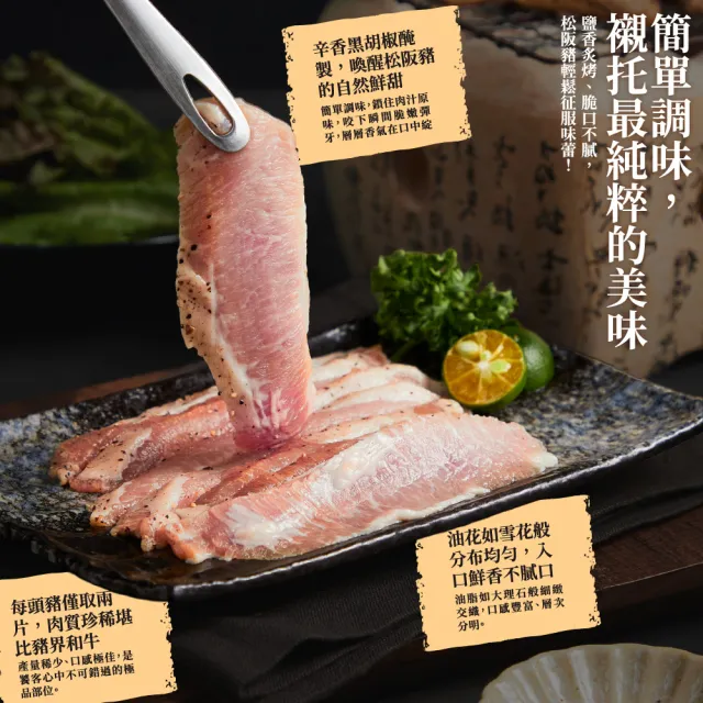 【大成】鹽烤松阪豬︱5包組︱150g／包 3-4人份(家常菜 氣炸鍋 烤肉 松阪豬 簡餐)