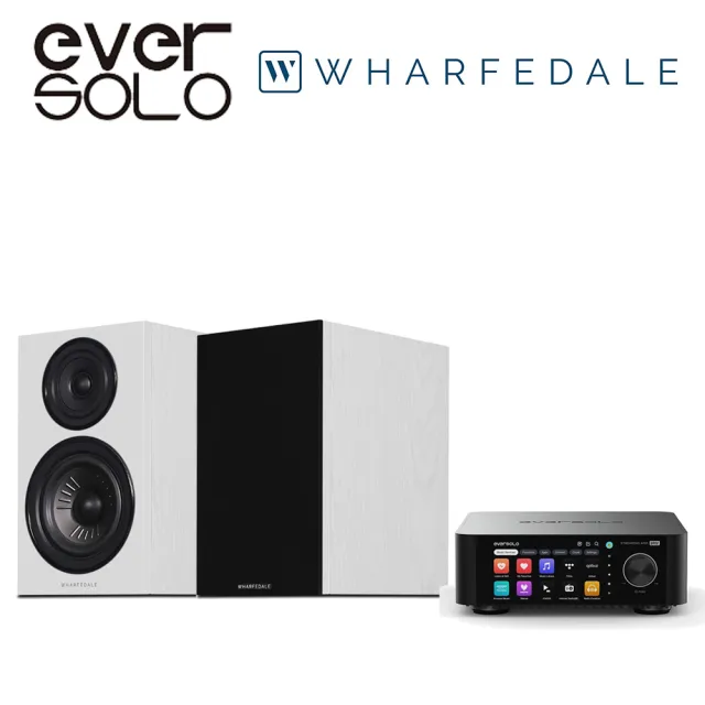 【eversolo】兩聲道音響組合(Play CD Edition + Wharfedale Diamond 12.1 喇叭)