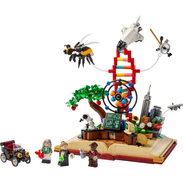 福利品【LEGO 樂高】Ideas 21355 STEM 的演變(STEAM教育玩具 科學建築 積木 玩具模型)
