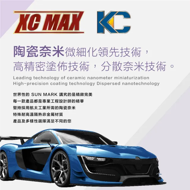 【SUN MARK 桑瑪克】隔熱紙 桑瑪克 尊爵KC-50 前擋 休旅車_送安裝(車麗屋)