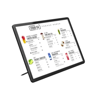 【精準科技】A3展示牌 LED看板 廣告立牌 迷你燈箱 A3燈牌 價格牌 壓克力燈箱 發光展示牌(550-ABA3L)