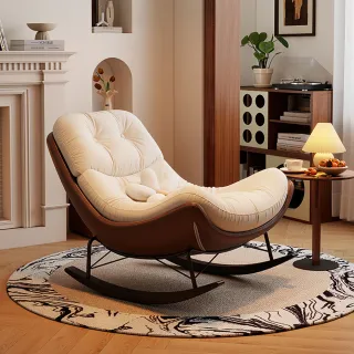 【巨匠】搖椅 沙發椅 陽台躺椅 家用休閒椅 客廳懶人椅 搖搖椅 單人椅(搖椅)