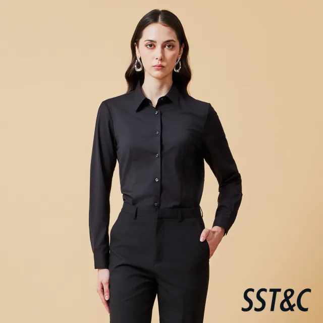 【SST&C】女裝 標準版素色長袖襯衫/基本款襯衫(多款任選)(OUT)(雙11限定)