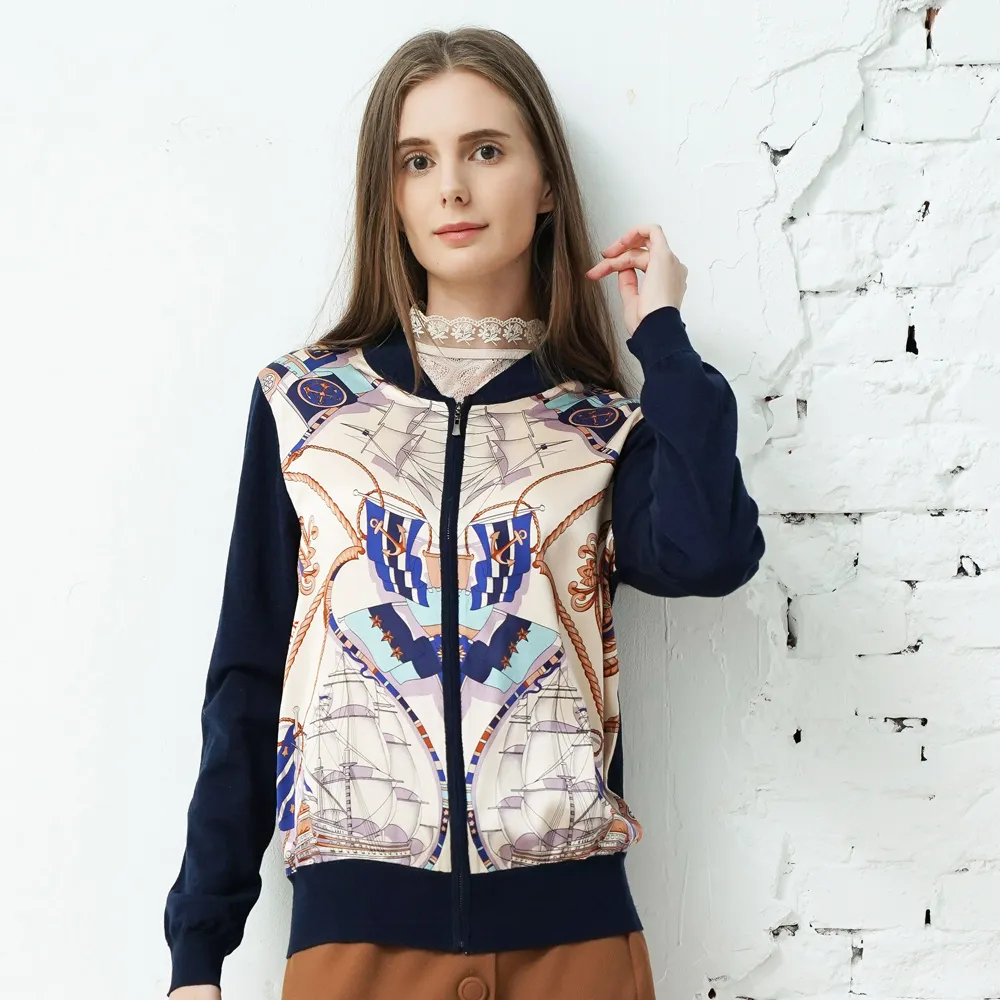 御絹坊法式蠶絲初剪羊毛外套