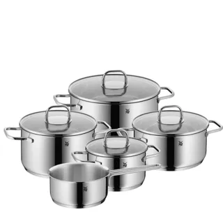 【WMF結束代理出清】INSPIRATION 湯鍋五件套組 湯鍋16CM/20CM/24CM含蓋、單手鍋16CM