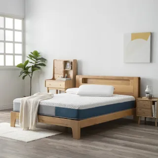 【hoi! 好好生活】Sleep CORE 雙面深眠獨立筒床墊台規單人加大4尺120*188*24cm(床沿加固不軟塌)