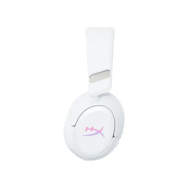 【HyperX】Cloud Flight 2 颶風天隼2 — RGB雙模無線電競耳機 白色(B5VC5AA)