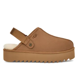 【UGG】女鞋/拖鞋/厚底鞋/穆勒鞋/Lanah Clog Platform(栗子棕-UG1166734CHE)