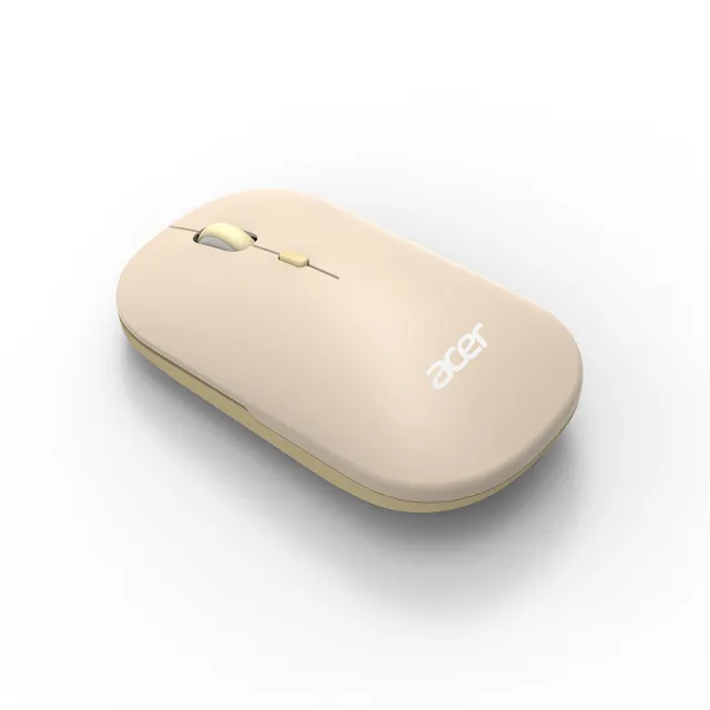 【Acer 宏碁】Acer M17無線藍牙雙模輕漾滑鼠(綠/奶茶/灰藍)