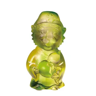 【tittot 琉園】大福大祿_五福將系列_(員外、有錢、發財、老虎、Q版公仔、琉璃、水晶、藝術品、企業、擺飾)