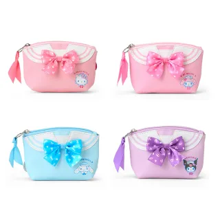 【SANRIO 三麗鷗】水手服系列 皮質造型化妝包 收納包