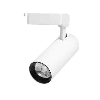 【GENTECH】LED軌道燈 15W COB高亮度 白殼(可調整方向及投射角度)