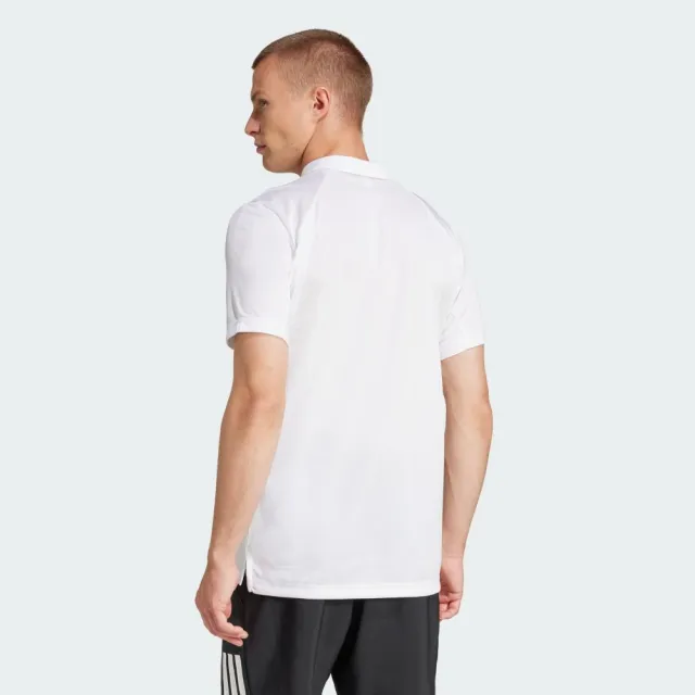 【adidas 愛迪達】短袖上衣 男 POLO衫 亞規 CLIMA POLO 白 JD8643(S3141)