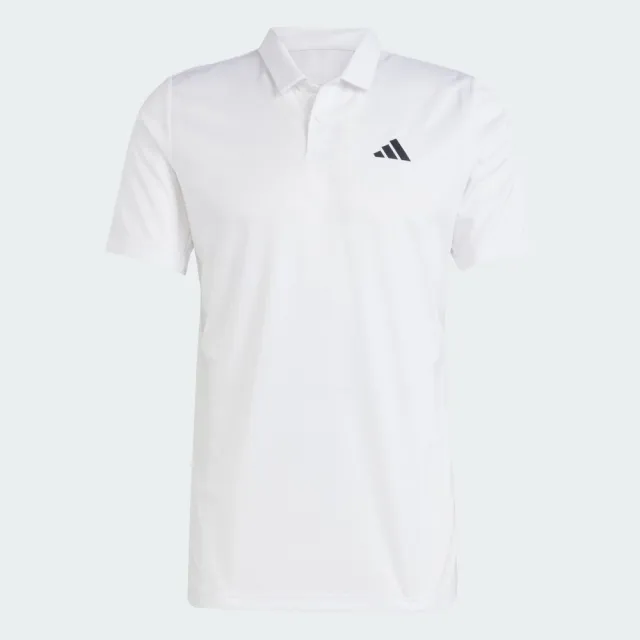 【adidas 愛迪達】短袖上衣 男 POLO衫 亞規 CLIMA POLO 白 JD8643(S3141)