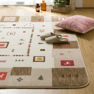 【NITORI 宜得利家居】吸濕發熱 地毯 N WARM GB g 130×185 MX51(N WARM 吸濕發熱 地毯)