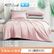 【MIT iLook】高質感素色石墨烯x萊賽爾天柔絲涼被床包枕套組-單/雙/加大尺寸均一(撞色多款任選/涼夏被)