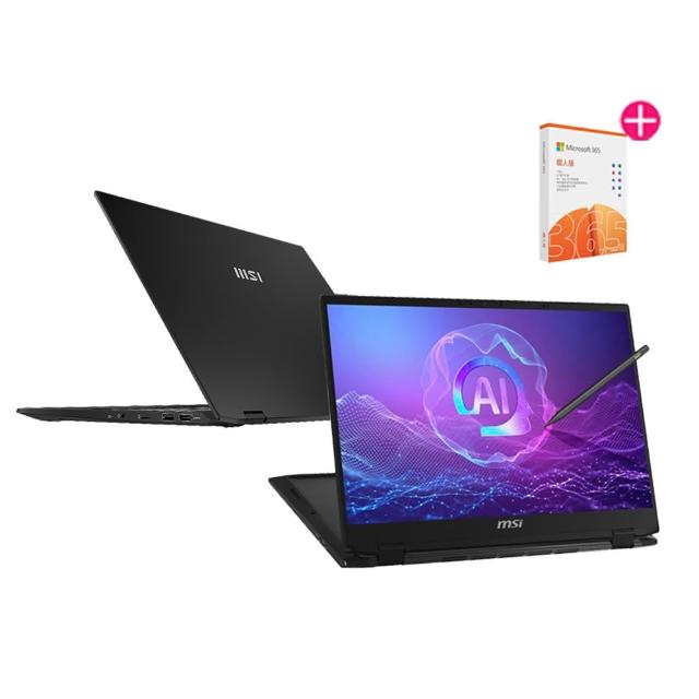M365★【MSI 微星】16吋 Ryzen AI 9 365 翻轉觸控商務筆電(Summit A16 AI+/32G/1T SSD/W11P/A3HMTG-017TW)