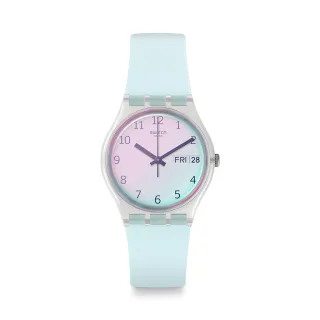 【SWATCH】ULTRACIEL 經典手錶/太陽光譜上蓋/瑞士製造 GE713(34mm)