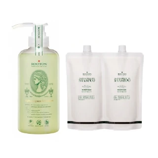 【ROOTON 官方直營】甦活植萃洗髮超值組-洗髮精500ml+洗髮精補充包500mlx2入
