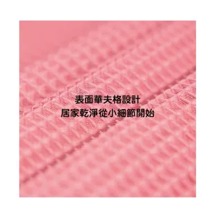 【amica】華夫格超細纖維小抹布5入組(去水痕抹布 華夫格細纖維 抹布 擦玻璃 餐具 去水痕 大掃除 清潔用品)
