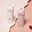 【WOKY 沃廚】三麗鷗聯名_All-P輕芯鈦瓷雙飲保溫杯500ml(兒童水壺/吸管杯/保冰保溫)