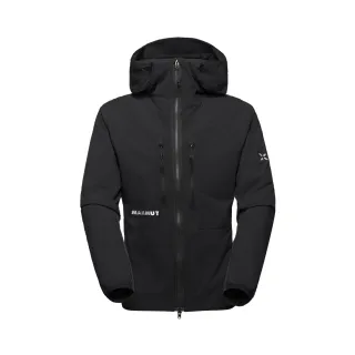 【Mammut 長毛象】Eiger Nordwand IN Flex Air Hooded 極限艾格防潑保暖連帽外套 黑色 男款 #1013-04010