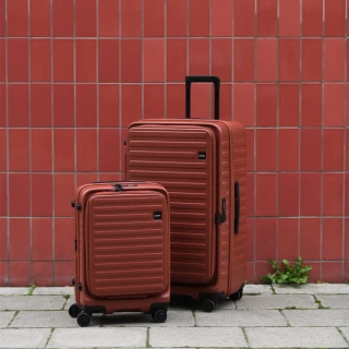 【LOJEL】升級版 CUBO FIT 29.5吋 前開擴充拉鍊拉桿箱(行李箱 旅行箱 胖胖箱)