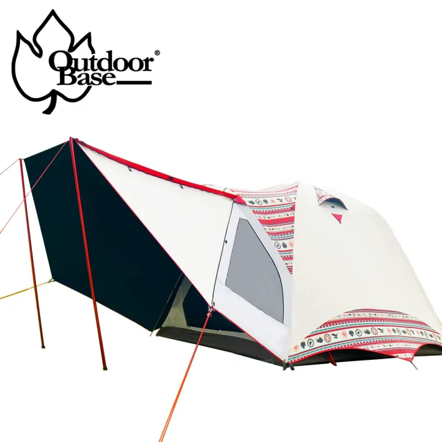 【Outdoorbase】彩繪天空SP 270 4-6人帳篷含地布(耐水壓抗UV帳篷 coleman氣候達人帳篷加強版)