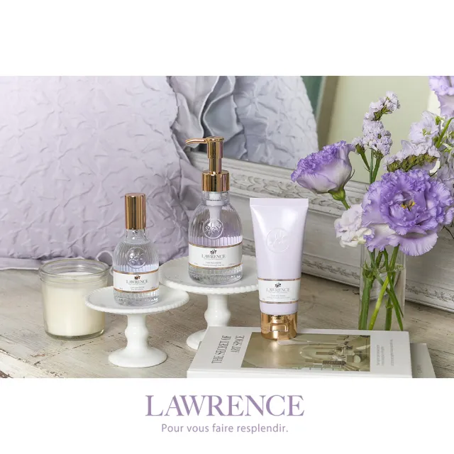 【LAWRENCE 柔綸絲】紫曜閃耀滋養護髮精油60ml(專櫃公司貨)