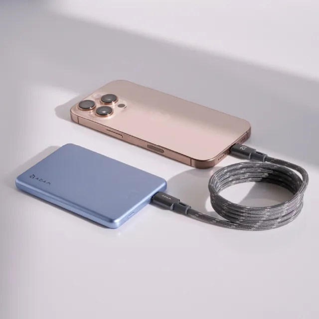 【ADAM 亞果元素】VIONTA L5 5000mAh 超薄型磁吸行動電源(已有標示Wh 獨家飛航模式)
