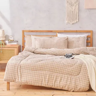 【iHOMI】法蘭絨 雙人四件式床包暖暖被組 多款任選(冬被 棉被 厚被)