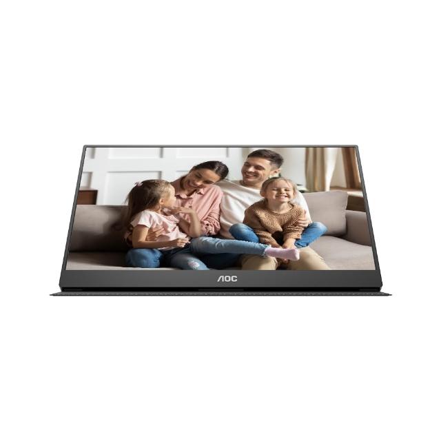 【AOC】16T20 可攜式螢幕(16型/FHD/廣角/HDMI/USB-C/喇叭/IPS)