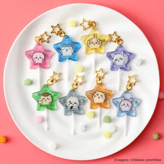 【YENDAR 研達】吉伊卡哇棒棒糖壓克力吊飾 (單盒)(猶如糖果般繽紛可愛棒棒糖吊飾)