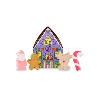 【LUSH 嵐舒】薑餅屋 泡澡禮盒(汽泡彈x3+泡泡浴芭x1/聖誕節/交換禮物/送禮/Sleepy/睡公主)