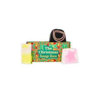【LUSH 嵐舒】聖誕香氛皂禮盒(香氛皂x3/柑橘/巧克力/甜香/果香/聖誕節/交換禮物/送禮)