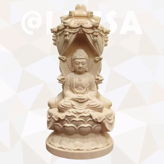 【LEESA】黃楊木雕\觀音寶塔雕像\手工木雕佛像\供奉擺件\祈福納祥\藝術收藏\質感送禮\家居裝飾