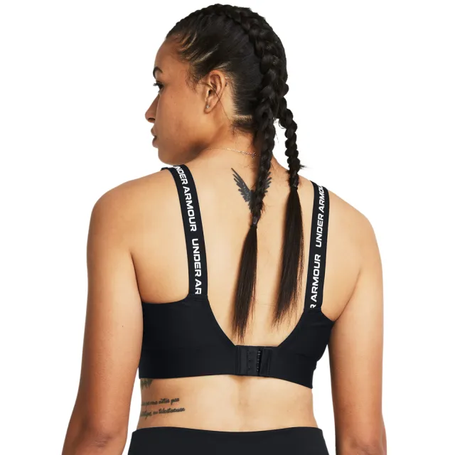 【UNDER ARMOUR】UA 女 Infinity 高衝擊運動內衣_1384112-001(黑色)