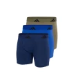【adidas 愛迪達】男士內褲 三件組 高彈舒適 速乾棉質親膚 四角內褲 平口內褲 三角內褲 內褲(多款任選)