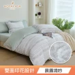 【HOYACASA】100%抗菌天絲兩用被床包組-多款任選(雙人/加大均一價 涼被/冷氣毯)